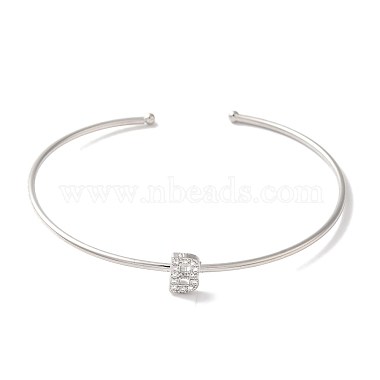 Bracelets en laiton plaqué en rack(BJEW-A018-01P-B)-2