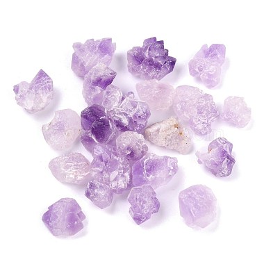 Rough Raw Natural Amethyst Beads(G-M376-01)-3
