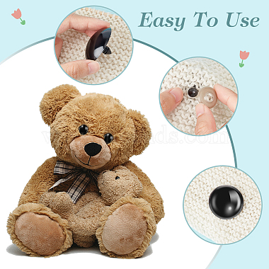Resin Doll Craft Eyes(DOLL-WH0001-14E-01)-3