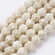 Chapelets de perles en bois pétrifié naturel(G-J376-59-8mm)-1