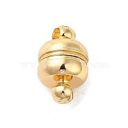 Rack Plating Brass Magnetic Clasps, Long-Lasting Plated, Light Gold, 11.5x7x7mm, Hole: 1.6mm(KK-D100-13KCG)