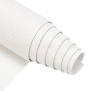 Imitation Leather Fabric, for Garment Accessories, White, 135x30x0.12cm(DIY-WH0221-24E)