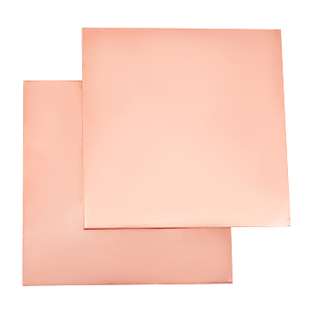 Copper Sheets, Square, PeachPuff, 100x100x1mm