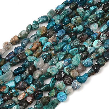 chrysocolla naturelles brins de perles(G-L493-61)-2