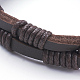 Leather Cord Bracelets(BJEW-F291-46B)-2