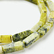 Natural Yellow Turquoise(Jasper) Beads Strands(X-G-G837-15)-3