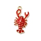 Alloy Enamel Pendants(X-FIND-H055-15G-07)-1