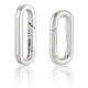 2Pcs 2 Styles 925 Sterling Silver Spring Gate Rings(FIND-BBC0004-30)-6