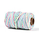Cordon macram&eacute; en polycoton teint par segment(OCOR-T017-03G)-2