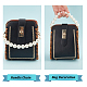 Elite 6Pcs 6 Style Resin Imitation Pearl Beaded Chain Purse Strap Extenders(FIND-PH0009-60)-3