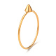 Ионное покрытие (ip) 304 конусное кольцо из нержавеющей стали для женщин(RJEW-I096-24G)-1