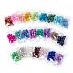 24 Colors Spray Painted Crackle Glass Beads(CCG-JQ0001-03-8mm)-1