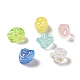 UV Plating Rainbow Iridescent Acrylic Beads(PACR-M002-07)-1