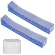 PVC Heat Shrink Films, for Sleeve Label Printing, Rectangle, Clear, 190x28mm(DIY-WH0030-67)