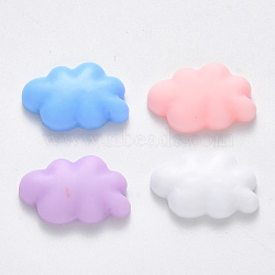 Resin Cabochons, Cloud, Mixed Color, 22x14x6mm(CRES-T005-A-25)