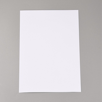 Matte Inkjet Paper, with Adhesive Sticker, Rectangle, Clear, 298x210x0.2mm