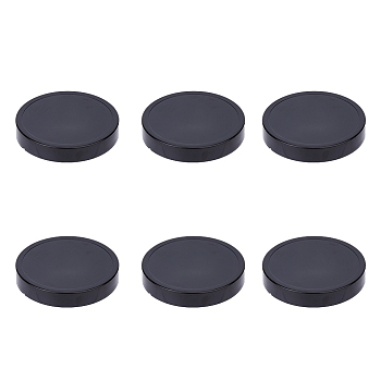 Plastic Flat Lids, Replacement Parts for Juicer Blender, Round, Black, 86.5x14.5mm, Inner Diameter: 81.5mm