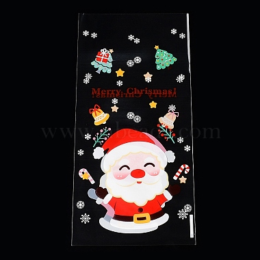 Selbstklebende Backbeutel aus Kunststoff zum Thema Weihnachten(ABAG-F006-03)-4
