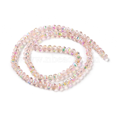 Transparent Electroplate Glass Beads Strands(GLAA-Q099-H01-11)-2