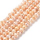 Natural Cultured Freshwater Pearl Beads Strands(PEAR-E018-76)-1