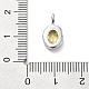 925 ovale Anhänger aus Sterlingsilber mit Zirkonia(STER-S006-01S-K)-3