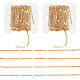 Brass Flat Round Link Chains(CHC-WH0003-02G)-1