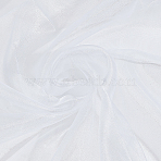 Polyester Fabric, Clothing Accessories, White, 1500x0.1mm, 4m/pc(DIY-WH0504-703A)