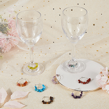charmes de verre à vin de copeaux de pierres précieuses(AJEW-SC0002-48)-4