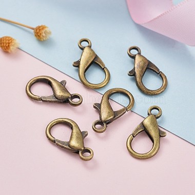Zinc Alloy Lobster Claw Clasps(E107-AB)-5
