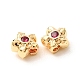 Brass Pave Cubic Zirconia Spacer Beads(KK-F942-26G)-3