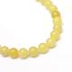 Round Dyed Natural Topaz Jade Bead Strands(G-R345-6mm-10)-2