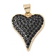 Brass Micro Pave Cubic Zirconia Pendants(X-KK-K298-15C-G)-1