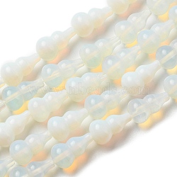 Opalite Beads Strands, Gourd, 17.5~18.5x9.5~10mm, Hole: 1.2mm, about 23~24pcs/strand, 16.14~16.34 inch(41~41.5cm)(G-C039-A03)