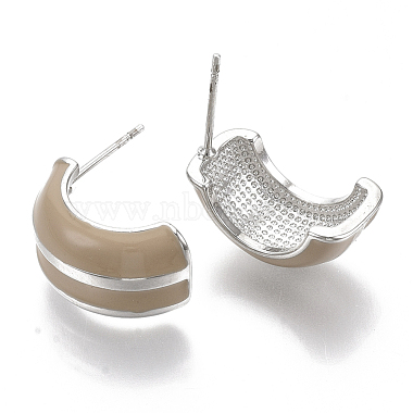 (Jewelry Parties Factory Sale)Alloy Enamel Stud Earring(EJEW-N012-01P)-4