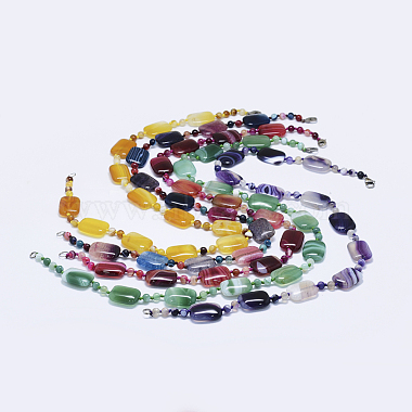 Mixed Color Natural Agate Necklaces