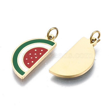 316 Surgical Stainless Steel Enamel Charms(STAS-S116-409G)-2