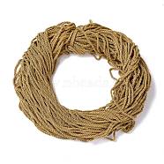 Polyester Cord, Twisted Cord, Goldenrod, 5mm, about 97~100m/bundle(NWIR-P021-021)