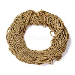 Polyester Cord, Twisted Cord, Goldenrod, 5mm, about 97~100m/bundle(NWIR-P021-021)