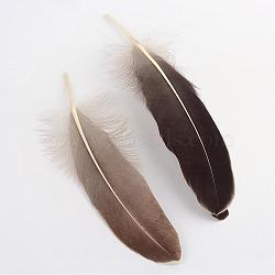 Goose Feather Costume Accessories, Dyed, Dark Gray, 160~215x36~47mm(FIND-Q044-03)