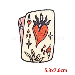 Computerized Embroidery Cloth Sew on Patches, Costume Accessories, Carrot, 67x53mm(PW-WGAD76F-01)