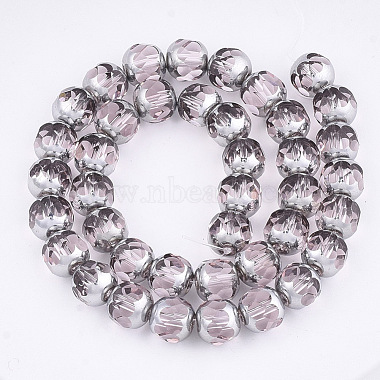 Electroplate Glass Beads Strands(X-EGLA-T019-02B)-2