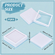 Square Plastic Loose Diamond Storage Boxes(CON-WH0095-50B)-2