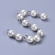 Cadenas de cuentas de perlas de vidrio teñido a mano(AJEW-JB00487-01)-2