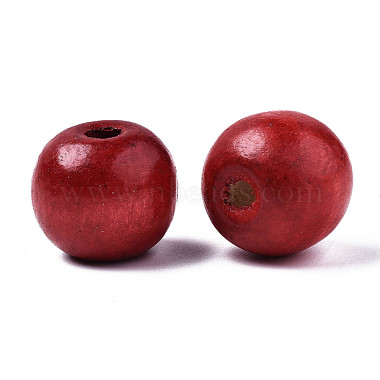 Perles de bois naturel peintes à la bombe(WOOD-ZX040-01B-03-LF)-2