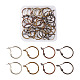 Brass Hoop Earrings(KK-CD0001-10)-1