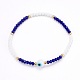 Verre à facettes perles bracelets extensibles(BJEW-JB05985-01)-1