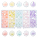 PandaHall Elite 120Pcs 10 Colors Transparent Acrylic Beads(TACR-PH0001-51)-1