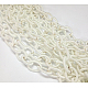 White Color Handmade Silk Cable Chains Loop(X-EC-A001-41)-2