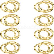 Fingerinspire Iron Napkin Rings, Napkin Holder Adornment, Restaurant Daily Accessaries, Ring, Golden, 45x4mm, 8pcs(AJEW-FG0001-65)