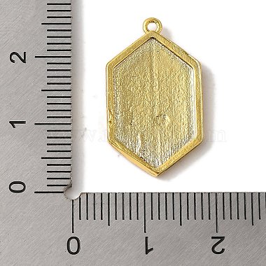 pendentif en laiton émaillé plaqué sur crémaillère(KK-A229-31G-03)-3